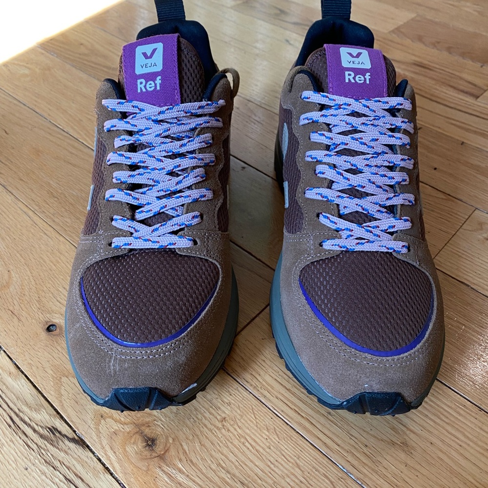 Vejas Brown and Purple Sneakers (women’s 10, men’s 8) - Picture 2 of 6